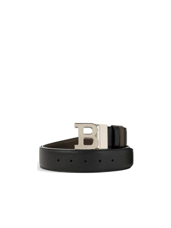 Bally Other - Bally Black Leather Men's Reversible Belt with Silver 'B' Buckle